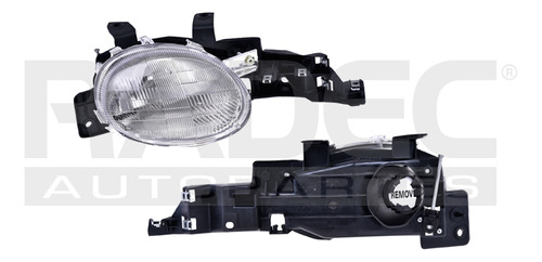 Faro Dodge Neon 1995 - 1999 S/foco Depo Der Alta Calidad