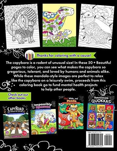 The Pursuit Of Capyness A Zen Capybara Coloring Book (dr. J, De Terry, Dr. Jonathan., Vol. 1. Editorial Independently Published, Tapa Blanda En Inglés, 2019