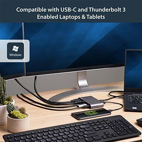 Startech.com Base Usb C - Pantalla Hdmi Con Doble Monitor De