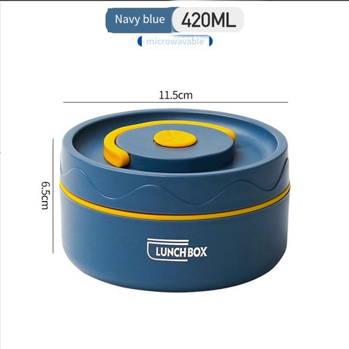 Recipiente Para Almuerzo M2food Warm, De Acero Inoxidable, T