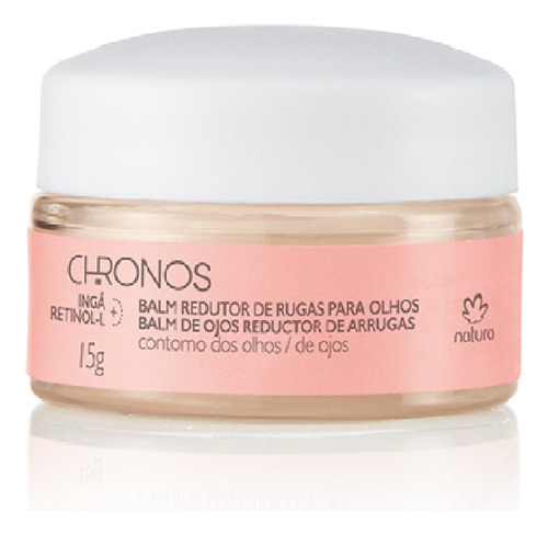 Balsamo Crema Facial Reductor De Arrugas Natura Chronos 15g 