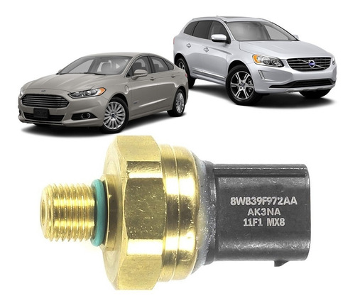 Sensor Pressao Combustivel Xc60 T5 Fusion 2.0 2012 A 2018