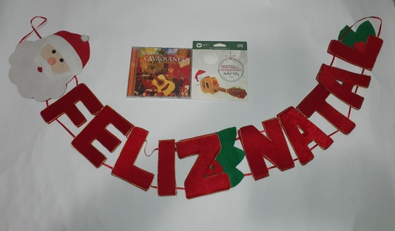 Kit Faixa Decoração De Natal + 2 Cds Natal De Cavaquinho | MercadoLivre Kit Faixa Decoração De Natal + 2 Cds Natal De Cavaquinho | MercadoLivre