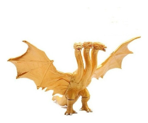 Modelo De Juguete Godzilla 3 Dragon Con Cabeza