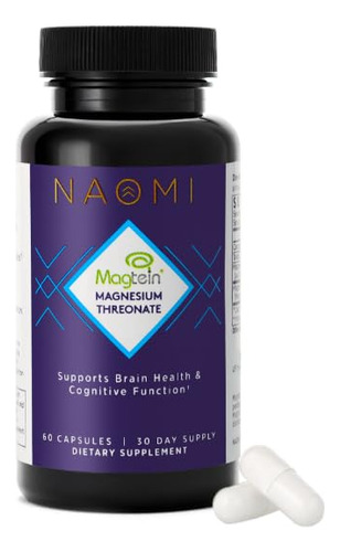 Naomi L-treonato De Magnesio Con 2,000 Mg Patentado Magtein®