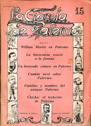 La Gaceta De Palermo No. 15 1990