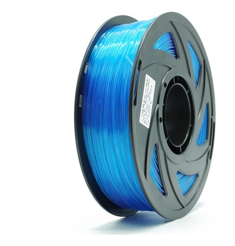 Filamento Pla Azul Transparente Afel 1.75mm 1kg