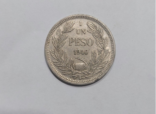 Moneda Chilena De 1 Peso Año 1940