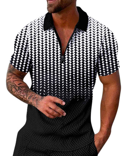 Camisa Manga Corta Para Hombre Vestir Lino Algodon Moda Top