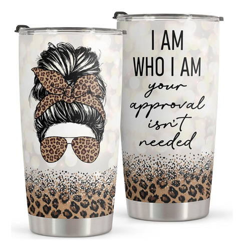 Regalos Mujeres, Vaso De Acero Inoxidable De 20 Oz, Ide...