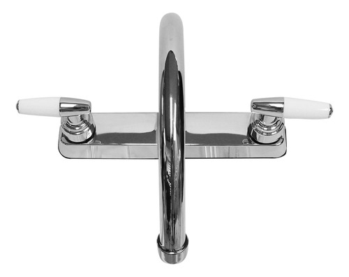 Fleximatic 4544 Mezcladora Duomando, Para Lavabo Gris Brillante