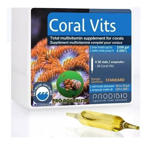 Prodibio Coral Vits Coralvits 1 Ampola Polivitamínico Corais