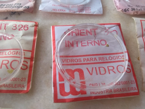Lote C\ 15 Acrílicos E Cristal Para Relógios Oportunidade