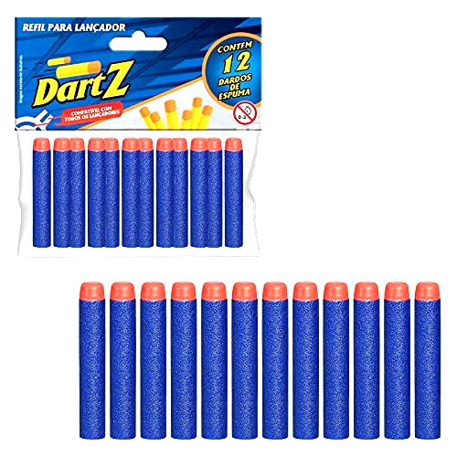 Kit Com 48 Dardos P/ Lançadores Nerf E Arminhas De Pressão