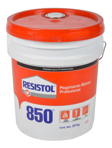 Pegamento Resistol Blanco Clasico Cubeta 850 20 Kg Devcon