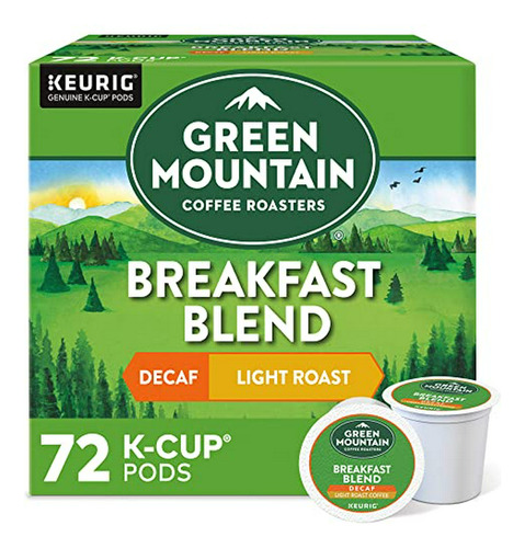 Café Descafeinado Green Mountain Breakfast Blend En Cápsulas