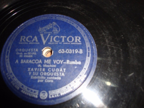 Pasta Xavier Cugat Rca Victor C92