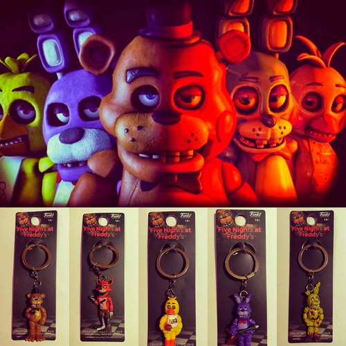 Set De Figuras Keychain Five Night At Freedys, Funko