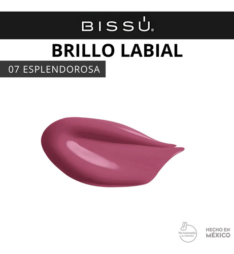 Labial Líquido Bissú Larga Duración Original 07 Esplendorosa