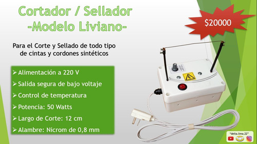Imagen 4 de 9 de Cortador, Sellador De Etiquetas Y Cintas -- Mini --