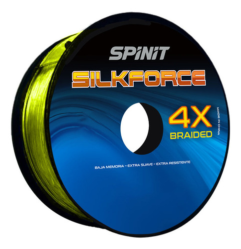 Multifilamento Spinit Silkforce 4x 0.25mm 100m Tanza Pesca