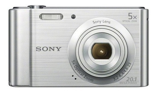 Câmera Sony Cyber-shot Dsc-w800 20.1 Mp Tela Lcd Hd Prata