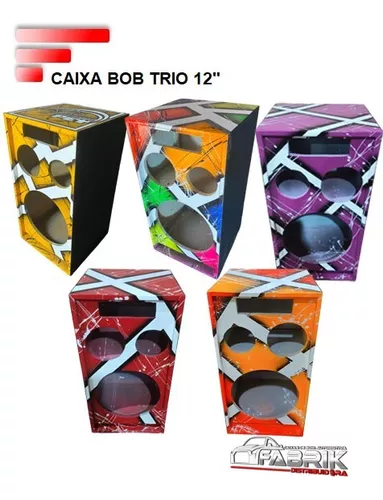 Caixa Bob Trio 12 Vazia