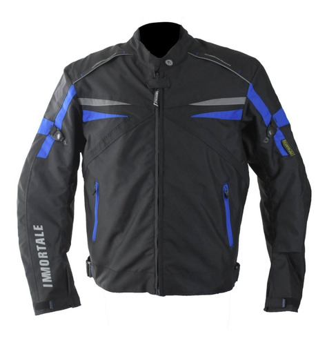 Chamarra Para Moto Immortale Aria Azul/ Negro At-2127