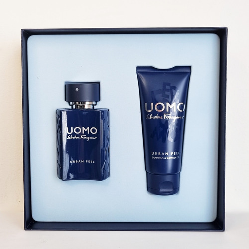 Set Ferragamo Uomo Urban Feel 50ml Edt + Schower Gel 50 Ml