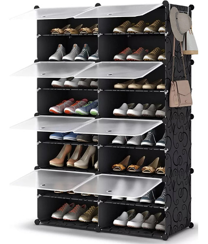 Mueble Zapatera Modular 8 Niveles Organizador Armable Multiu