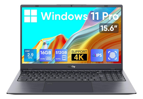 Fingerpront - Computadora Portátil Con Windows 11 De 15.6 Pu