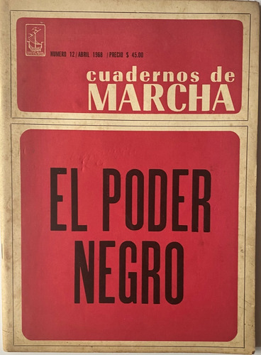 Cuadernos De Marcha Nº 12, 1968, El Poder Negro ,3ce5