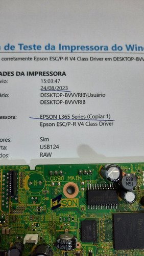 Placa Lógica Epson L365 Ecotank (Usado)