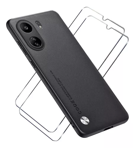 BIOPLJ Funda para Xiaomi Poco C65 Carcasa Uso Rudo 2 en 1 Case con Cristal  Templado Suave Tapa Trasera Transparente+Duro PC Parachoques Cámara  Protección Anti-Choque Cover para Redmi 13C (Morado) : 
