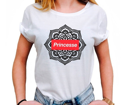 Playera Camiseta Mandala Princess Princesa Red Logo + Regalo