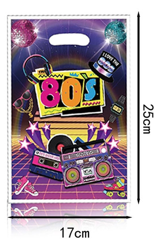 Cotillón Cumpleaños Retro Disco Volver A Los 80s