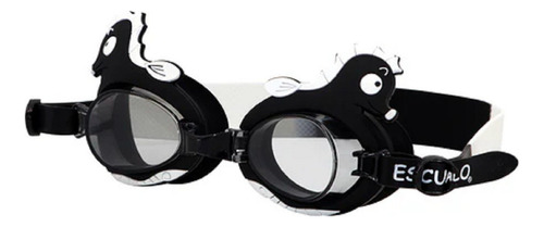 Goggles Natacion Modelo Caballo De Mar Negr Marca Escualo Color Negro