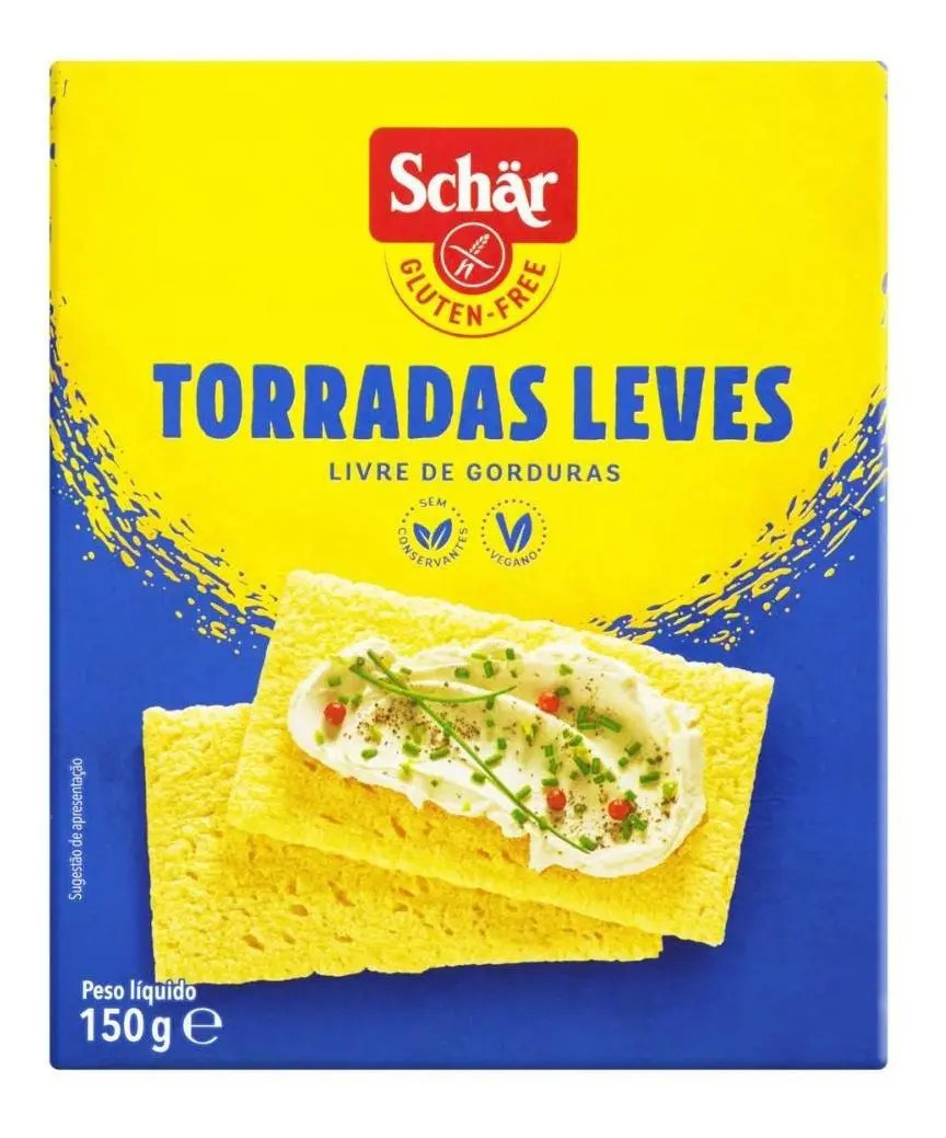 Torrada sem Glúten e sem Lactose Schar 150g