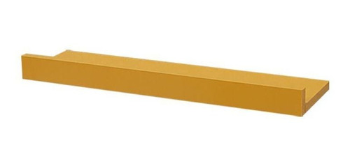 Prateleira Porta Quadros 60 X 10cm Amarela Suporte Invisível