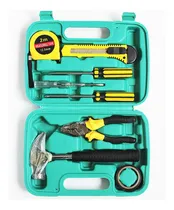 Comprar Kit Caja Herramientas Portatil 9 Pcs Electricas Mecanicas