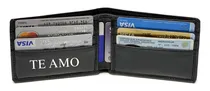 Comprar Billeteras De Hombre Cuero Personalizadas 6 Tarjetas Regalos