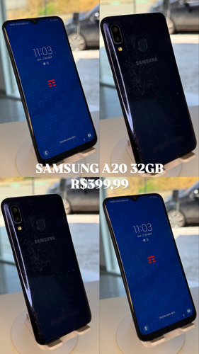 Samsung Galaxy A20 32gb Azul Azul-escuro (Usado)