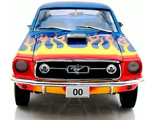 1968 Cooters Ford Mustang-the Dukes Of Hazzard - Escala 1:18