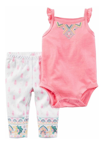 Carters Set Body Y Pantalón Para Bebé Talle 6 M Importado