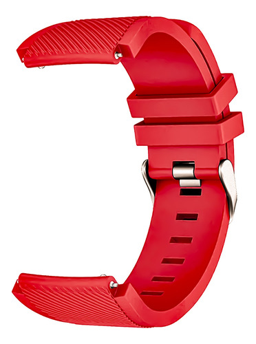 Correa 22mm Deportiva Texturizada Para Binden Era Hit Rojo 2.2 Cm
