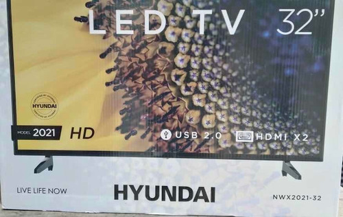 Imagen 3 de 3 de Tv Led Hyundai 32, Tv Hyundai 32 Modelo 2021, Tv 32