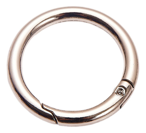 10pcs Anillos Push Gaving Snap Hooks Clamp Socks Metal Round