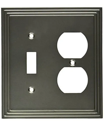 Amerelle Steps Single Toggle-single Duplex - Placa De Pared