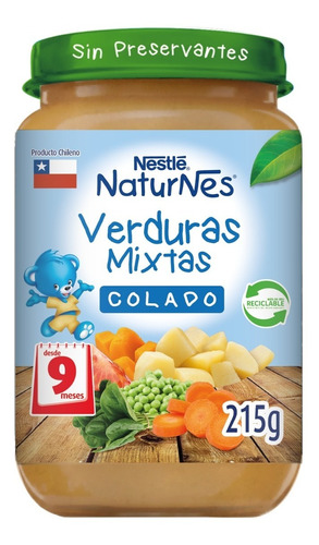 Colado Nestlé® Naturnes® Verduras Mixtas 215g