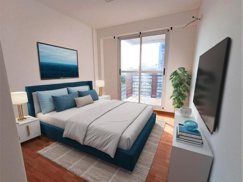 Departamento Semipiso 3 Amb Con Balcón Al Frente En Alquiler - Parque Avellaneda